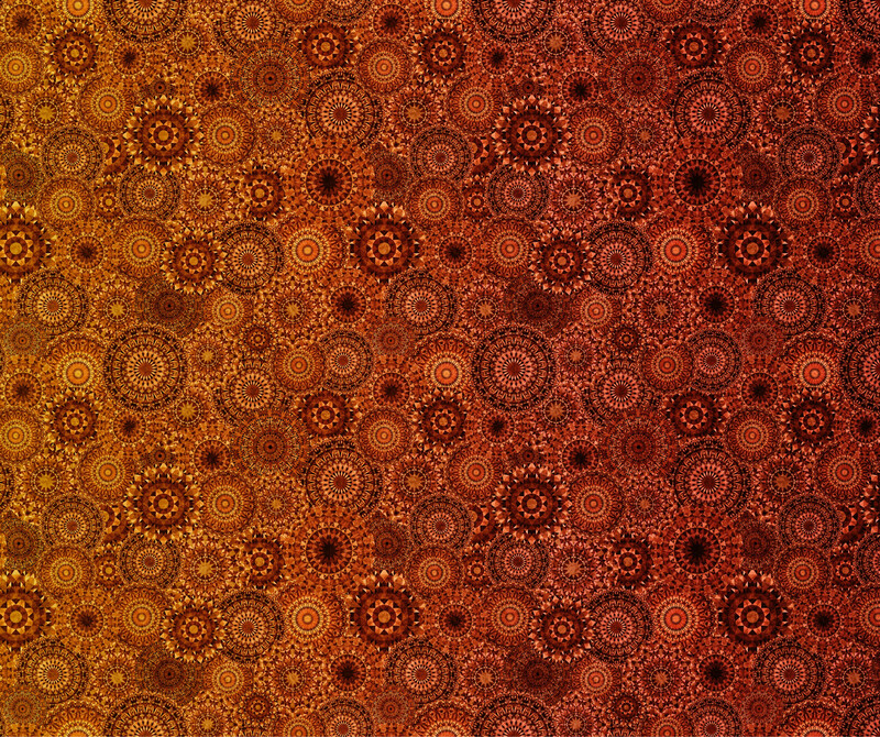 Jewelscape - 28979-T - Ombré Terracotta - 25cm Cut By Width Of Fabric - W01.2