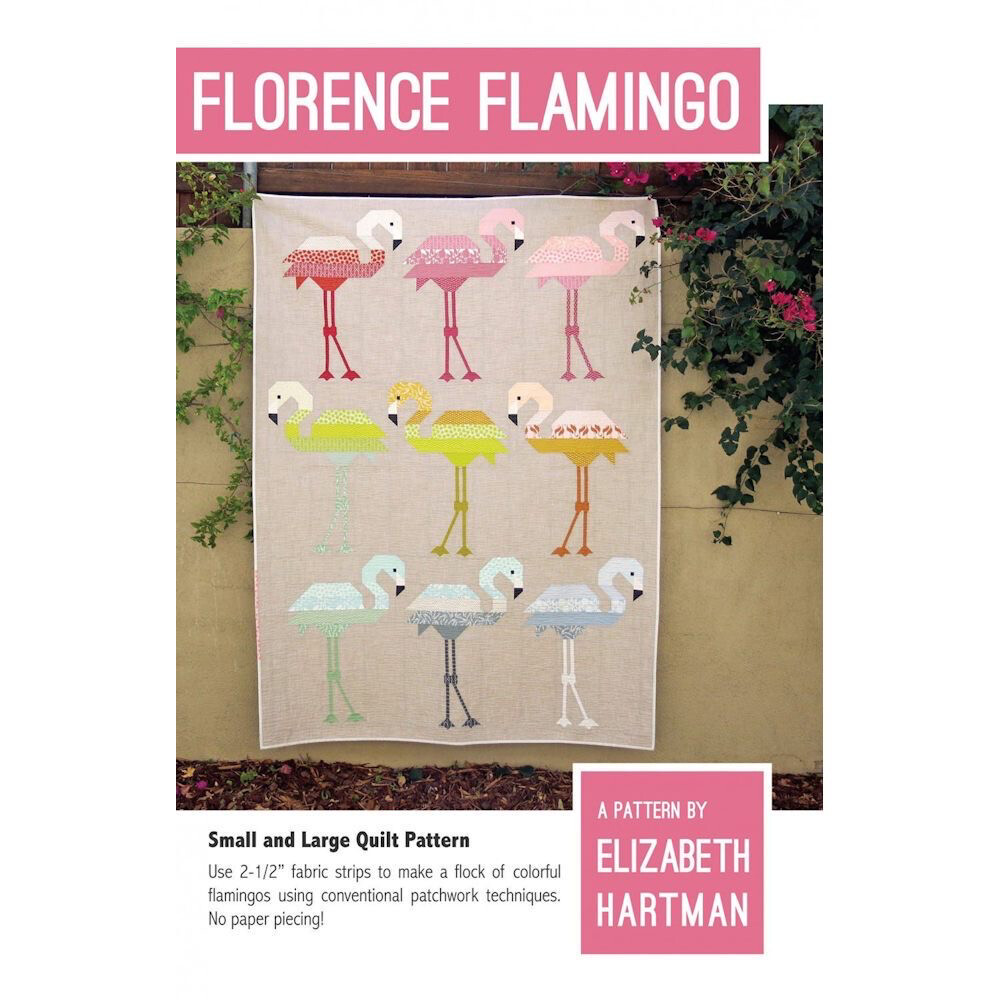 Elizabeth Hartman Florence Flamingo Quilt Pattern - C2.1