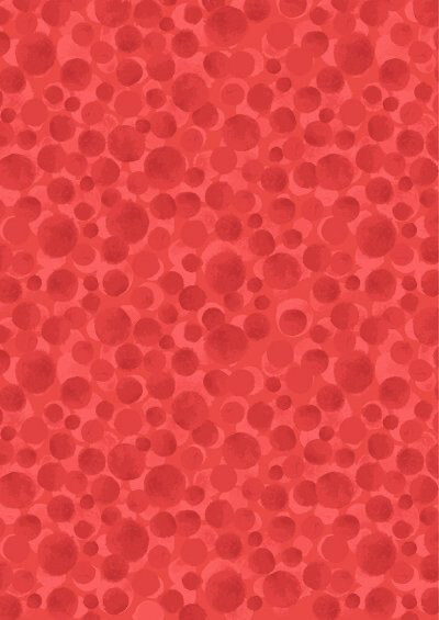 Lewis & Irene - BumbleBerries - BB221 - Retro Red (Width of Fabric By 25cm) - W02.2
