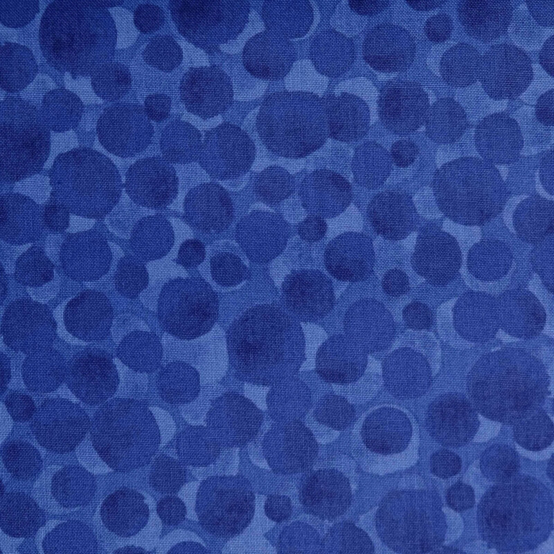Lewis & Irene - BumbleBerries - BB277 - Rainbow Blue (Width of Fabric By 25cm) - W02.2