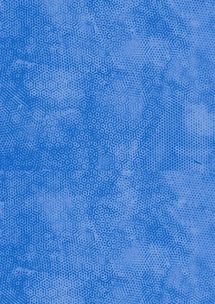 Dimples - Makower - 1867-B10 - Cornflower - W01.5