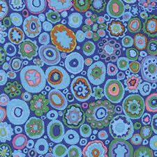 Kaffe Fassett - Millefiore - GP20-Teal - Teal - (Width of Fabric By 25cm) - W04.2