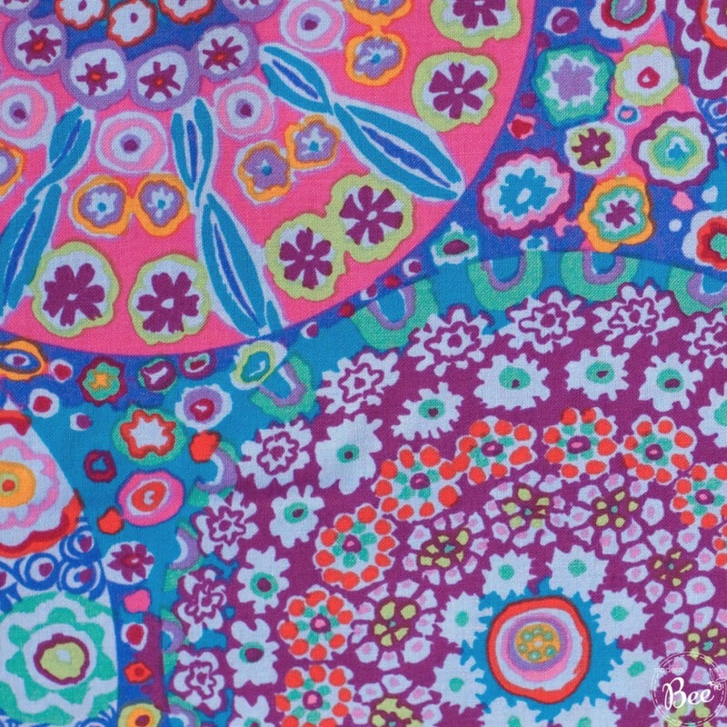 Kaffe Fassett - Millefiore - PWGP092-AQUAX - Aqua - (Width of Fabric By 25cm) - W03.2