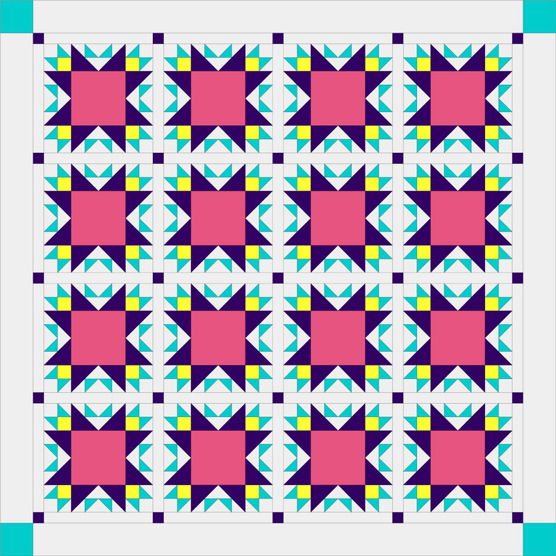 John J. Cole-Morgan Joyful Tuesdays Quilt Pattern Block 1 - Digital