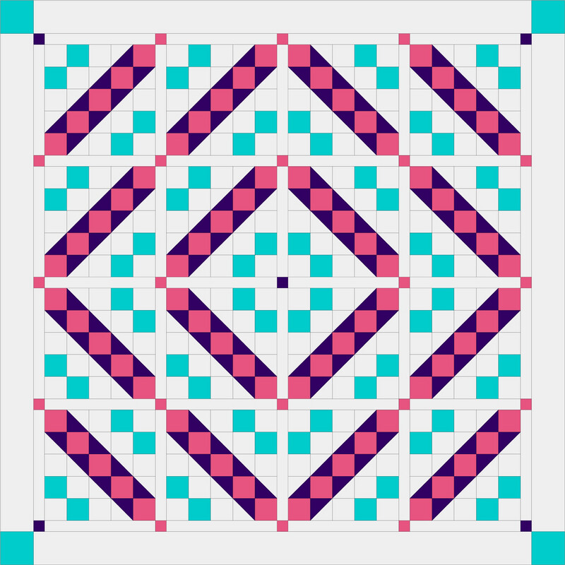 John J. Cole-Morgan Joyful Tuesdays Quilt Pattern Block 2 - Digital