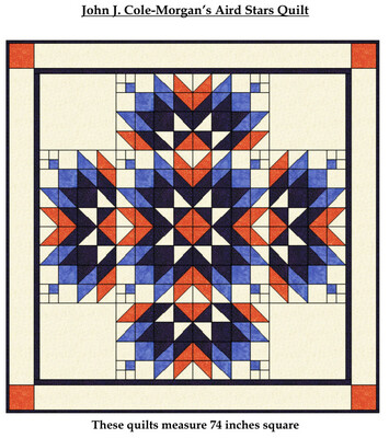 John J. Cole-Morgan’s Aird Stars Quilt Pattern - Digital
