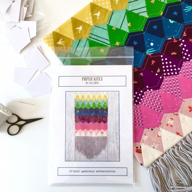 Lou Orth Paper Kites EPP Papers, Pattern And Template - Pod07 & C2.2