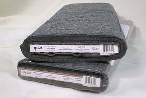 Bosal 315 - NonWoven Lightweight Fusible Interfacing in Charcoal - 20" By 25cms - Stabiliser - W00.1