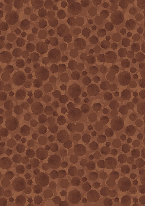 Lewis & Irene - BumbleBerries - BB282 - Bark - (Width of Fabric By 25cm) - W02.2