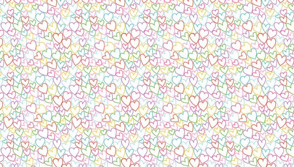 Makower - Day Dreams - 2279-W - White Hearts - R3