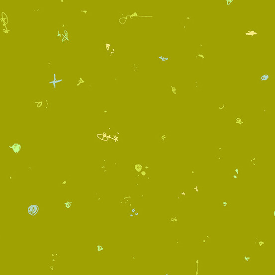 Andover Fabrics - Giucy Giuce - Motley - 880-G1 - Alien - W10.5