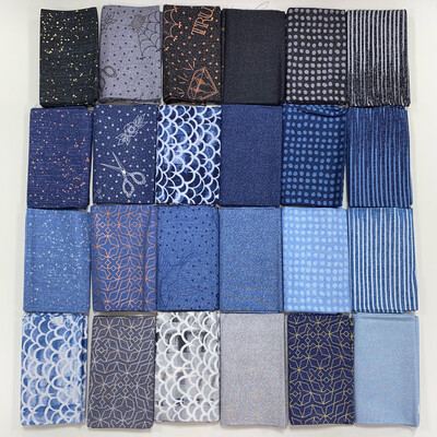 Andover - Libs Elliott - Almost Blue - Complete Collection - Fat Quarters - W05.2
