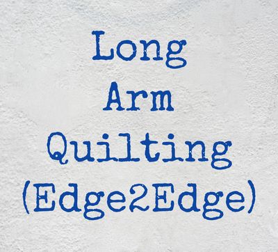 Long-Arm Quilting - Store Collections Only