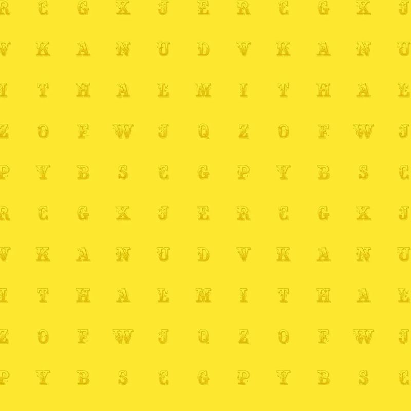 Alison Glass - Soliloquy - 1223-Y - Typeset Sunshine - Yellow - 25cm Cut By Width Of Fabric - W11.2