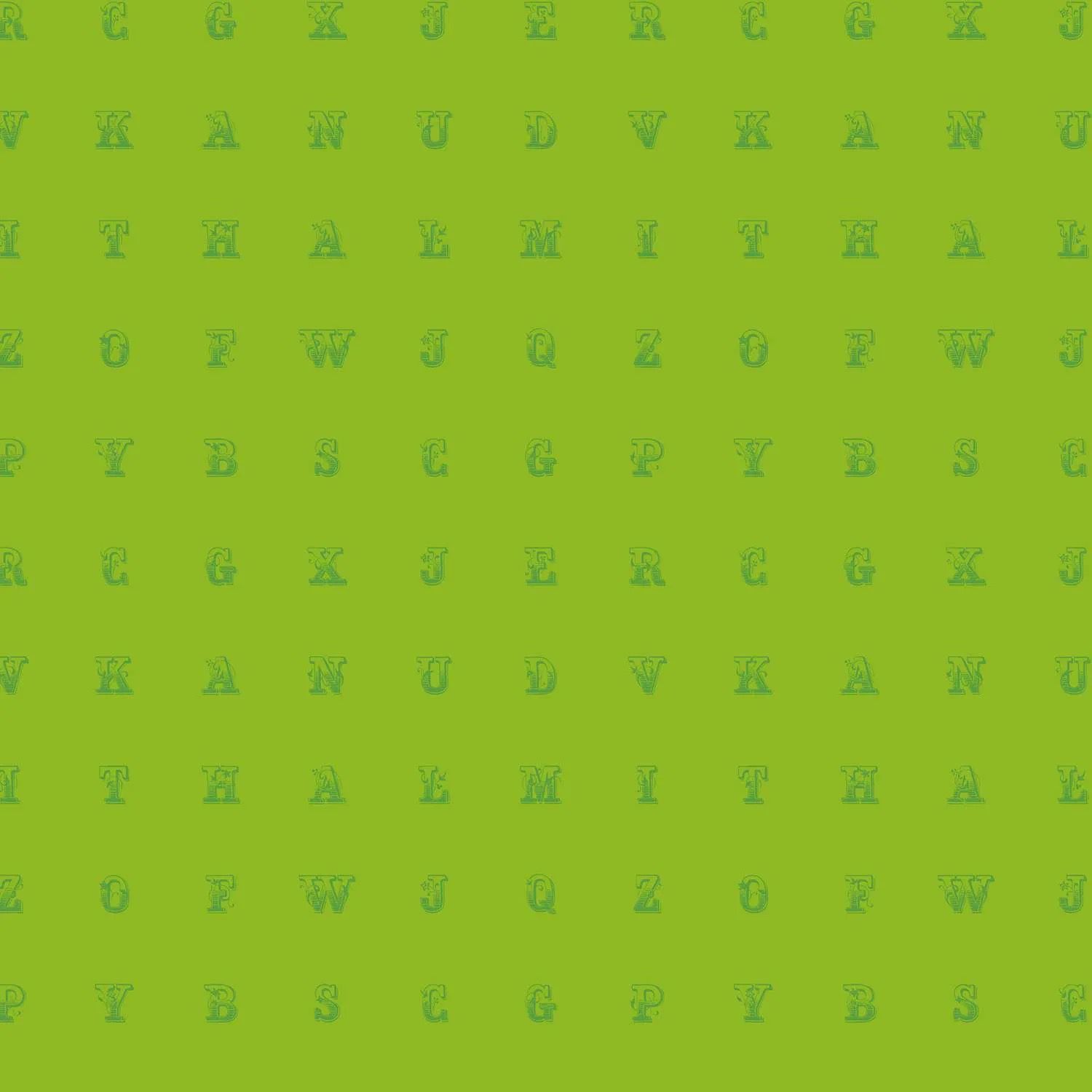 Alison Glass - Soliloquy - 1223-G - Typeset Lime - Green - 25cm Cut By Width Of Fabric - W11.2
