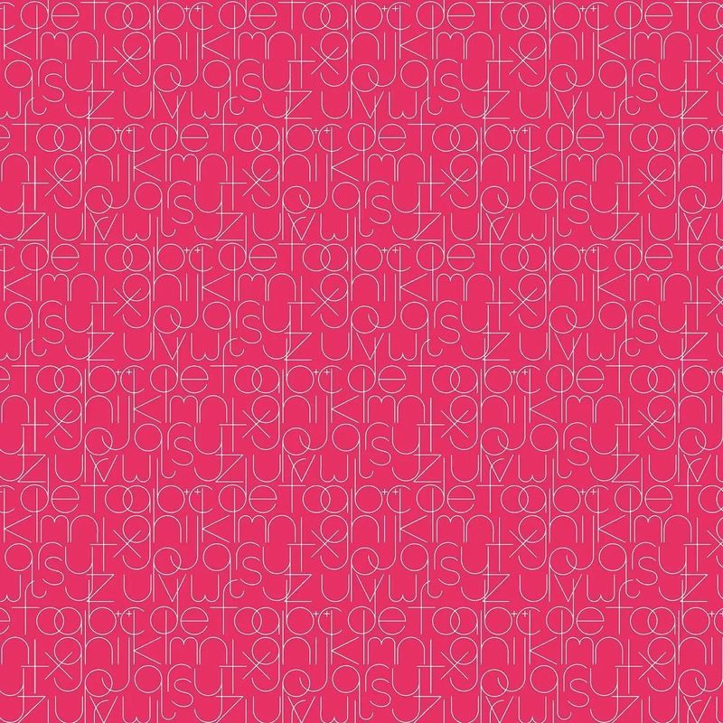 Alison Glass - Soliloquy - 1221-R - Enough Strawberry - Red - 25cm Cut By Width Of Fabric - W11.2