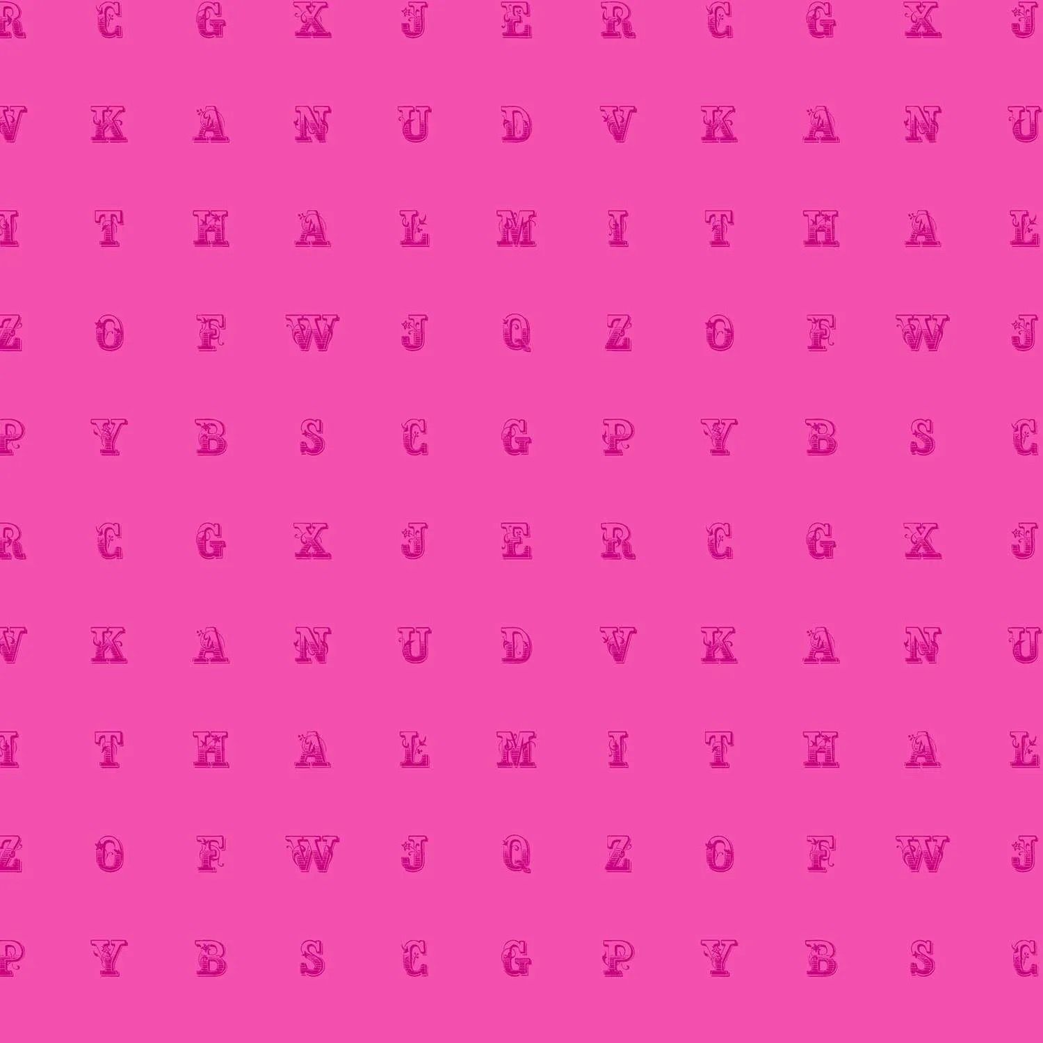 Alison Glass - Soliloquy - 1223-E - Typeset Rose - Pink - 25cm Cut By Width Of Fabric - W11.2