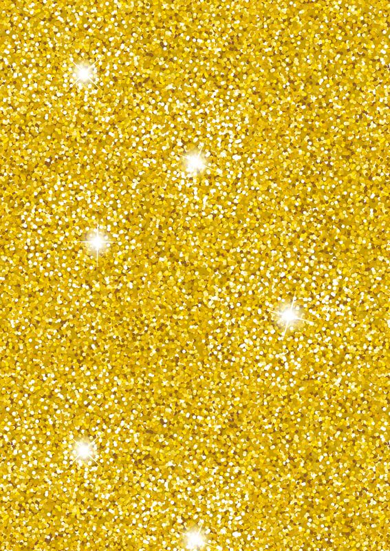 Lewis And Irene - Disco - Gold Glitter with Gold Metallic - A840.2 - 25cm by WoF