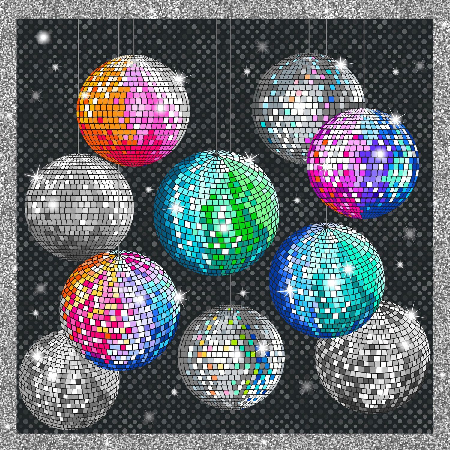 Lewis And Irene - Disco - Disco Panel 56” Square - P1