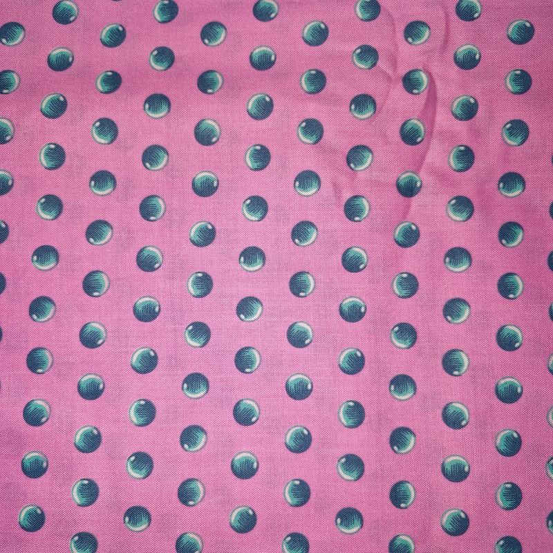 Tula Pink - Out Of Print - Elizabeth - Pearls Of Wisdom - Pink - PWTP067 - Fat Quarter - Fab42