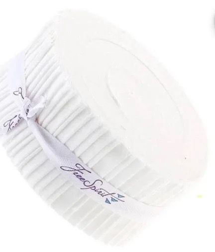 Tula Pink - Line work - White Fairy Flakes - Jelly Roll