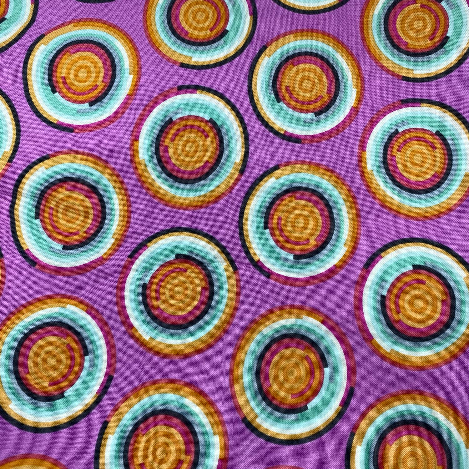 Tula Pink - Out Of Print - Chipper - Hypnotizer - Pink - PWTP081 - Fat Quarter - Fab89