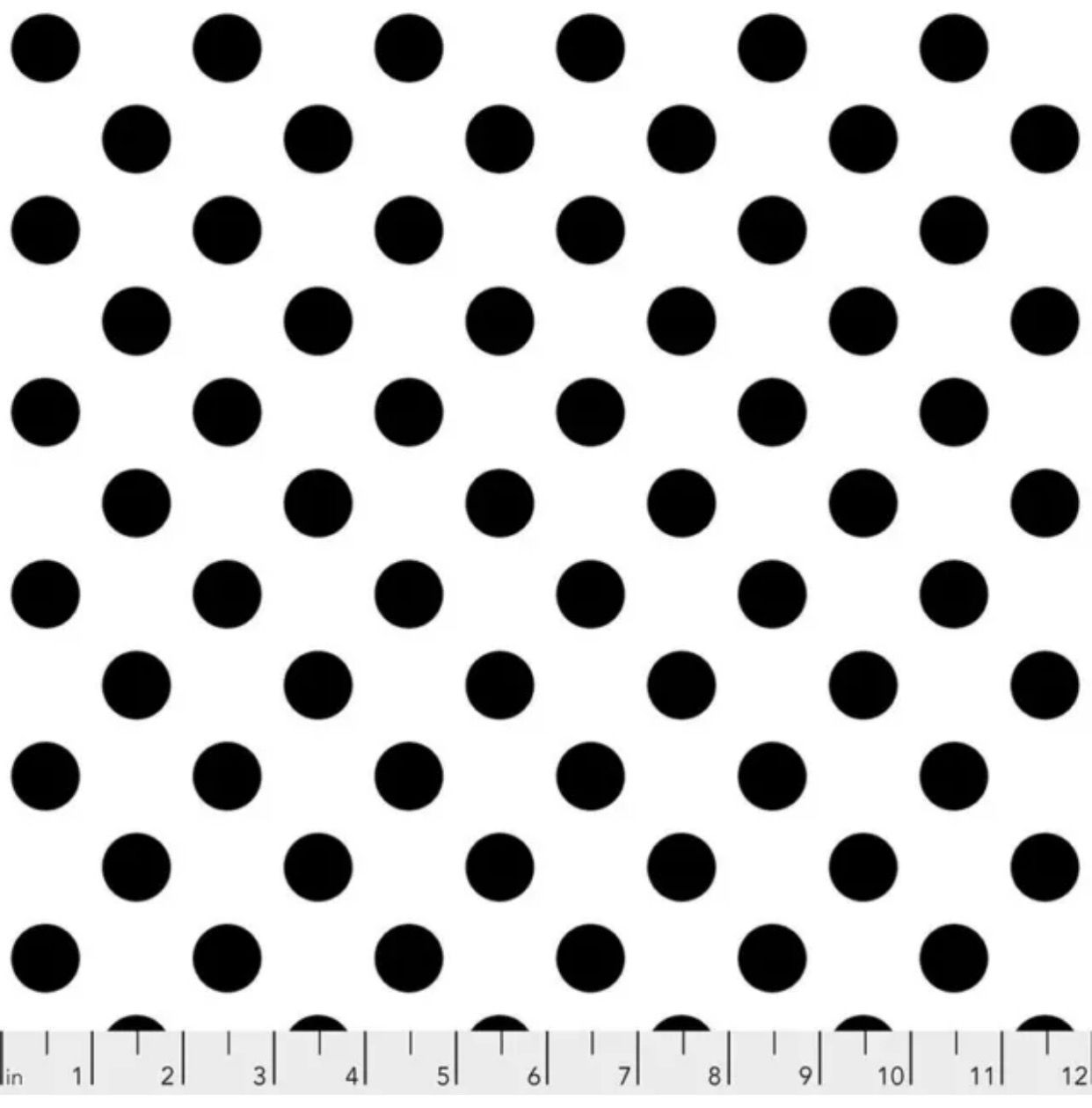 Tula Pink - Out Of Print - Linework - Pom Pom - White Black - PWTP118- Fat Quarter - Fab79 1.5m & Fab78 2m
