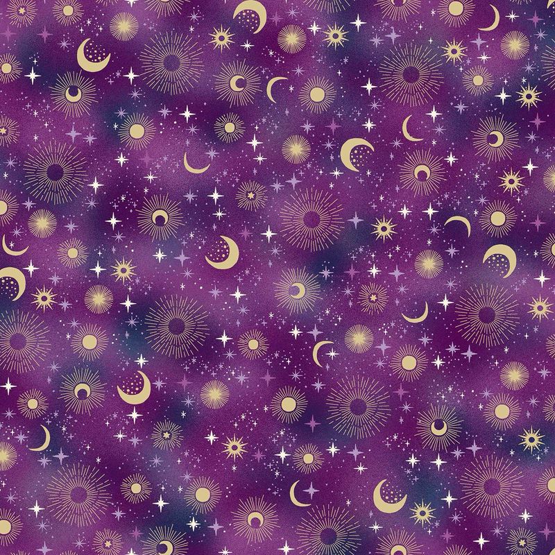 Luna - Makower - 073-L - Constellation Purple - W03.4