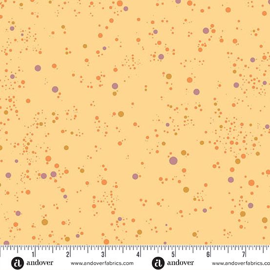 Andover Fabrics - Giucy Giuce - Fizz - 1344-O1 - Tangerine - W10.3