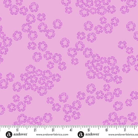 Andover Fabrics - Stephanie Organes - Color Me Pretty - 764-P1 - Lilac Charm - R5