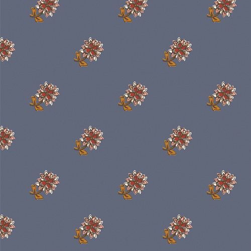 Art Gallery Fabrics - Kindred - 37313 - For Your Affection - Grey Flowers - R1