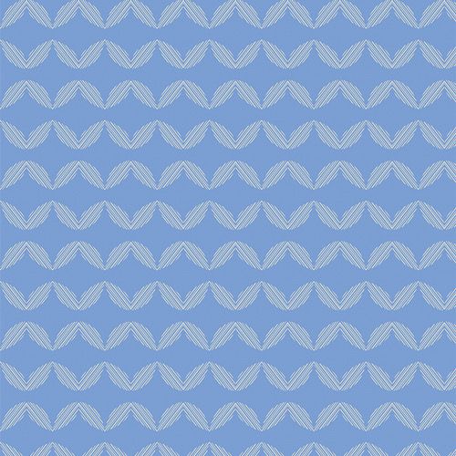 Art Gallery Fabrics - Charlotte - 36701 - Joy - Blue Flowers - R1