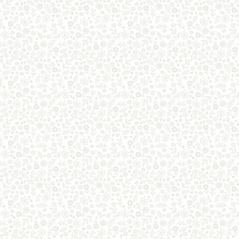 Makower - Essentials - 1911-W1 - Doodle Ditsy - White on White - W01.5 Makower - Essentials - 1911-W1 - Doodle Ditsy - White on White - W01.5