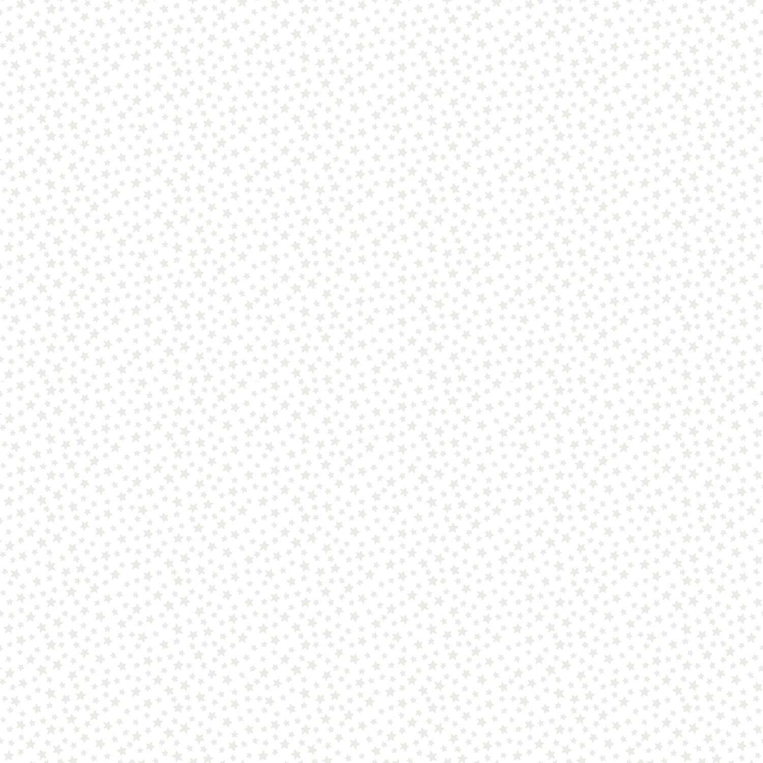 Makower - Essentials - 306-W1 - Star - White on White - W00.2