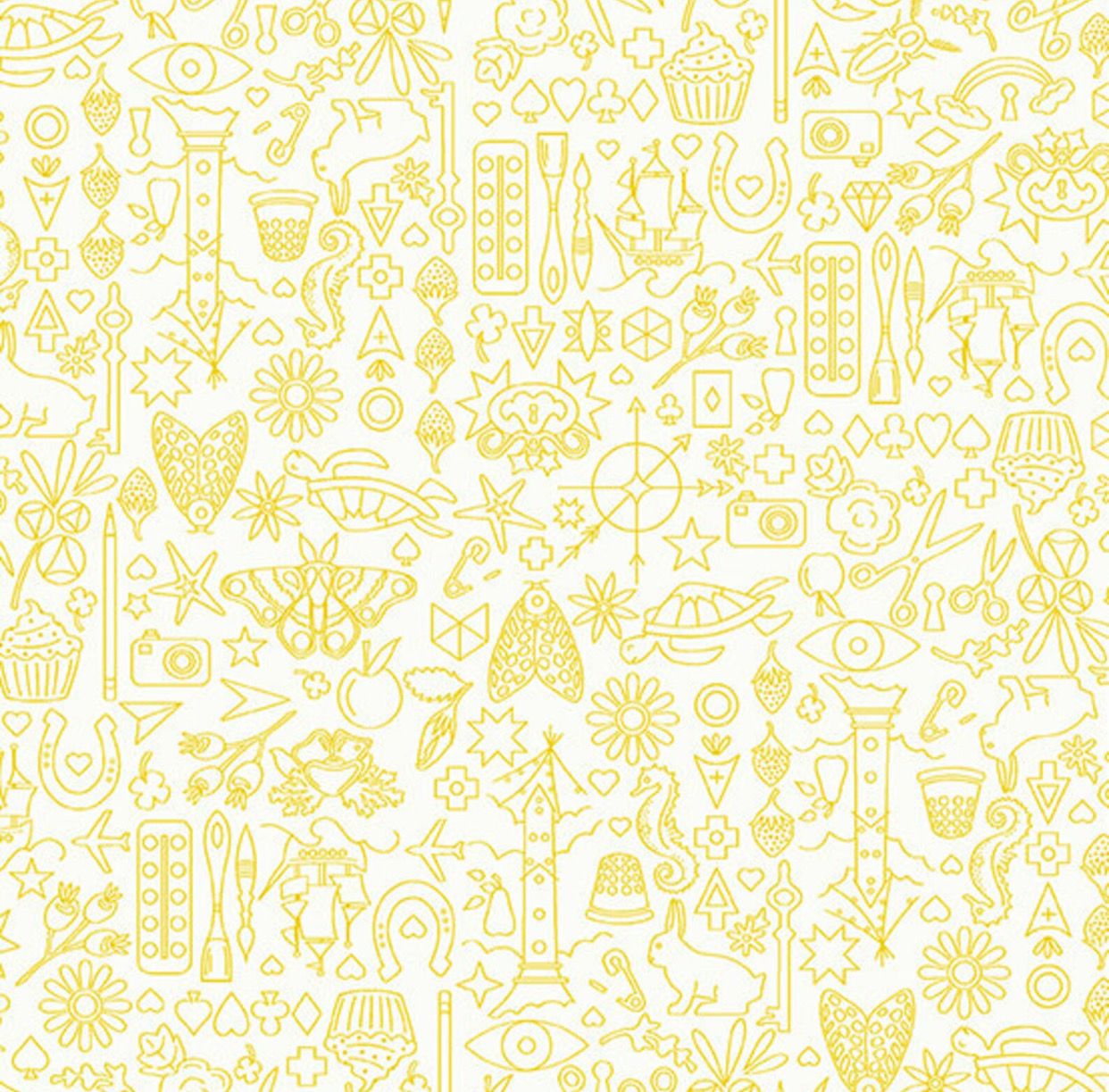 Andover - Alison Glass - Sun Print - Luminance - 9036-L1 - Sunflower - Collection - W12.5