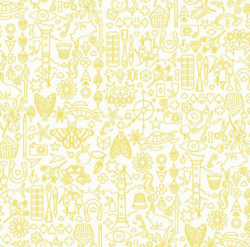 Andover - Alison Glass - Sun Print - Luminance - 9036-L1 - Sunflower - Collection - W12.5