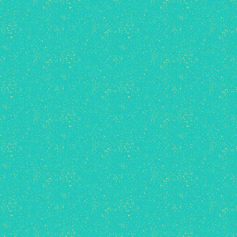 Makower - Linen Texture Metallic - 2566-T - Turquoise - W15.2 - Christmas
