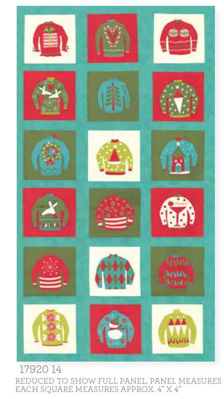 Moda - Sandy Gervais - Eat Drink Be Ugly Panel - W15.3 - 17920-14 - Christmas