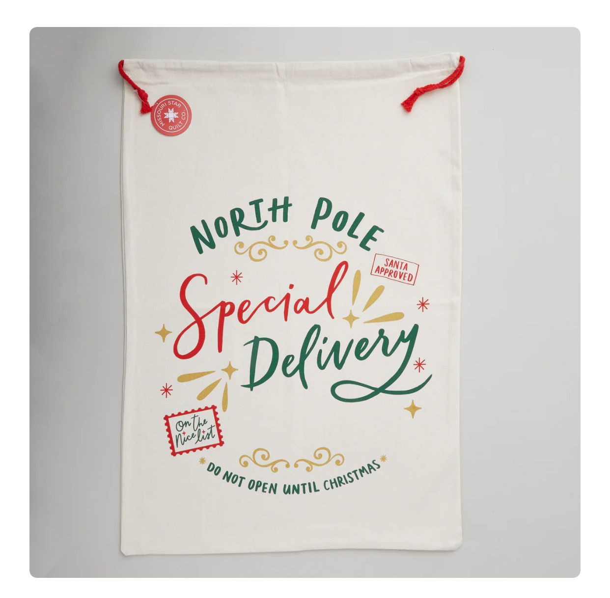 MSQC - Santa Christmas Canvas Sack - Pod04