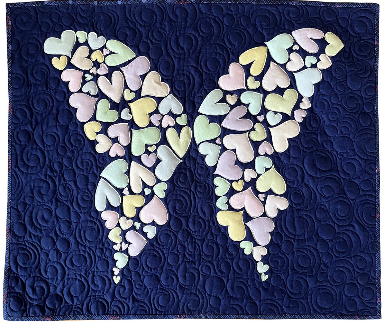 My Hearts Belong To Butterflies Quilt Kit - Tula Pink Unicorn Poop Hearts - Pod01