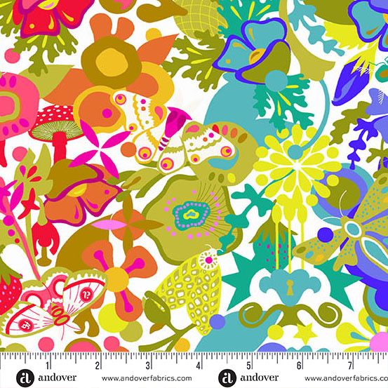 Andover Fabrics - Alison Glass - Color Wheel - 1441-L - Day - Art Theory Whole Cloth - W13.3
