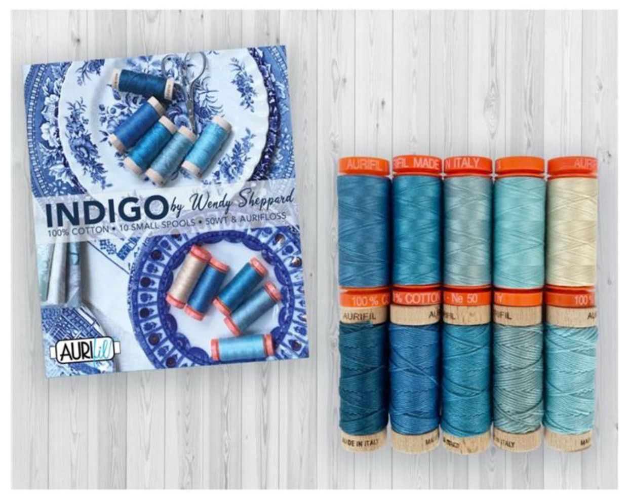 Aurifil - Indigo Collection - WS5030WGI10 - P22