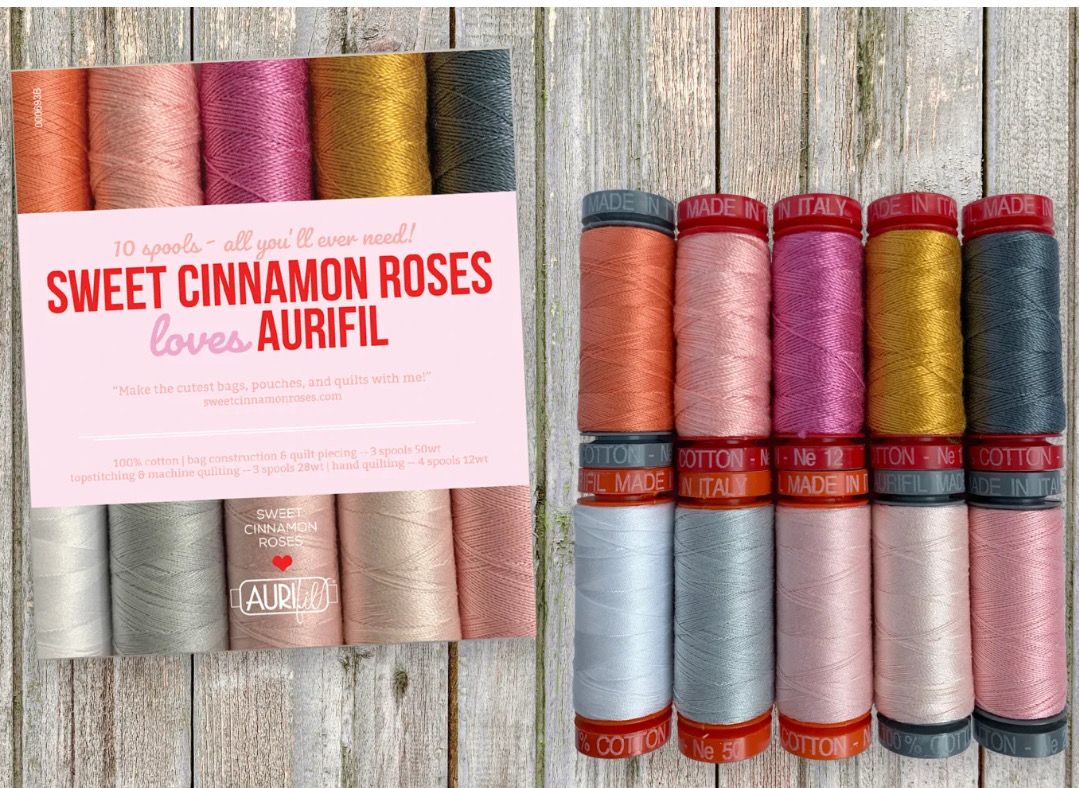Aurifil - Sweet Cinnamon Roses - P22