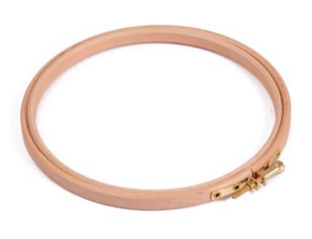 Cross Stitch - Elbesee - 15cm 6” - Wooden Embroidery Hoop - Pod14