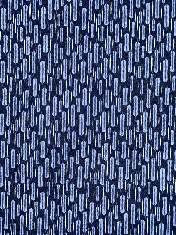 Blank Quilting - Once In A Blue Mood - 9740 - 77 - Long Stitch - Dk Blue - R1