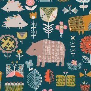 Dashwood - Hibernate - 1710/Navy - Sleepy Forest Folk - R1