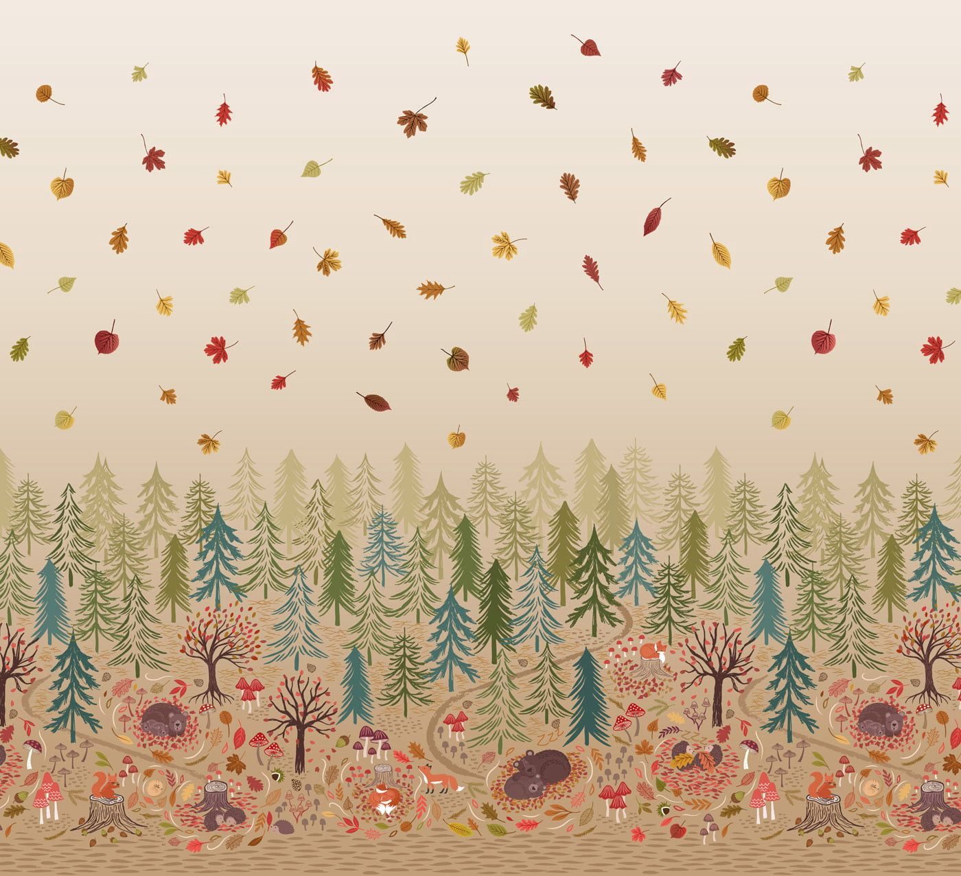 Lewis & Irene - A Winter Nap - Double Edge Border - A565 - R1