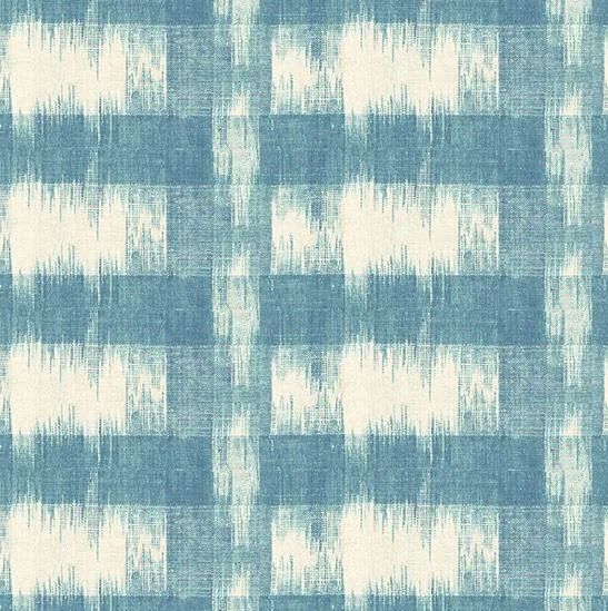 Andover - Renee Nanneman - Belle Rose - 9722/T - Ikat Plaid - Teal - R1