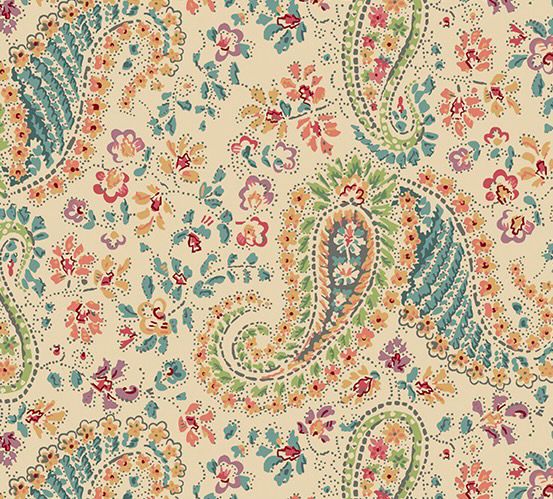 Andover - Renee Nanneman - Rambling Rose - 1197/N- Boho Soul - Buttercream - R1