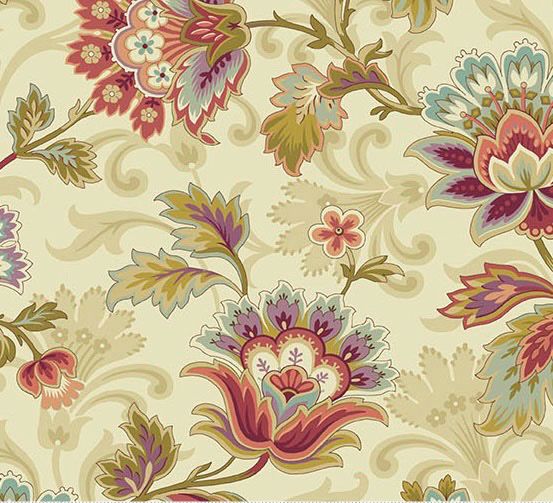 Andover Fabrics - Edyta Sitar - Dahlia - 1372/L - Canterbury - Dawn - R1